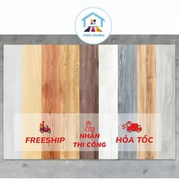 ( Bộ 10Tấm) SÀN NHỰA GIẢ GỖ 91cm x15cm có keo sẵn bóc dán, chống nước HCM 1