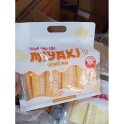 Sỉ Bịt Bánh Gạo Lớn 240g Vị Sữa, Phô Mai Miyaki Tràng An - Không Chiên Dầu Giòn Tan Trong Miệng 3
