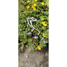 Tay Quay Núm Độ Inox Kim Loại Cao Cấp Cho Máy Câu Cá – Tay Quay Núm Vàng Đen, Chịu Lực, Phù Hợp Nhiều Dòng Máy 8