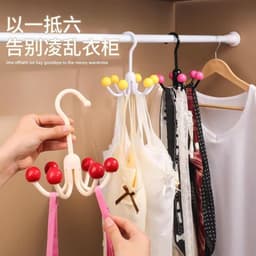 Combo 3 Móc Treo Đa Năng 6 Nhánh - Giải Pháp Hoàn Hảo Cho Phòng Ngủ, Tắm GIúp Tối Ưu Không Gian 6