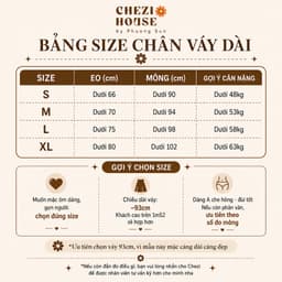 Chân Váy Jean Nữ Dài Thêu Đắp Túi CHEZI HOUSE, Chân Váy Bò Nữ Dáng Suông Chữ A Xẻ Sau Xanh Mài #8352 5
