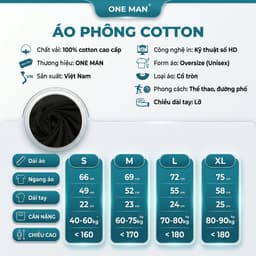 Áo thun cổ tròn ONE MAN graphic premium chất cotton mềm mại, thoáng khí và thấm hút mồ hôi hình in USA cực đẹp AP561 9