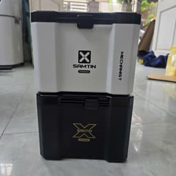 XSAMTIN HỘP NHỰA PHỤ KIỆN CÂU CÁ MÀU ĐEN VÀ TRẮNG HÀNG CHÍNH HÃNG 9