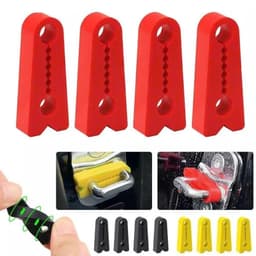 4 Miếng Đệm Kẹp Khóa Cửa Ô Tô Chất Liệu Silicon - Giảm Xóc, Chống Ồn, Bảo Vệ Khóa Cửa, Lắp Đặt Nhanh Chóng 5
