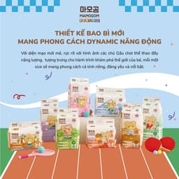 [COMBO 2] Tã bỉm Mamogom Dynamic Đủ Size mềm mại thấm hút tốt cho bé 3