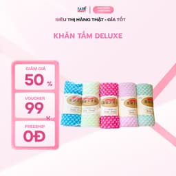 Khăn tắm Duluxe dịu nhẹ cho da 1