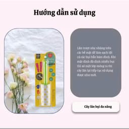 Cây Lăn Bụi Quần Áo Đa Năng Echo Nhật Bản, Làm Sạch Bụi Bẩn, Lông Thú, Lăn Bụi, Lăn Giường Hiệu Quả 2