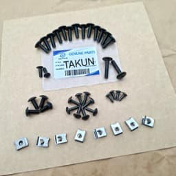 Bộ ốc vít, pass kẹp nhựa dàn áo xe SUZUKI Xipo.... 3
