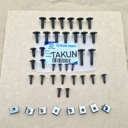 Bộ ốc vít, pass kẹp nhựa dàn áo xe SUZUKI Xipo.... 5