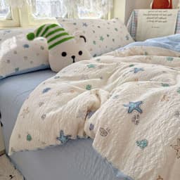 Cotton Đũi Bộ 4 Món Cotton Đũi Xốp Mát Lành Tươi Sáng Thấm Hút Mồ Hôi 9