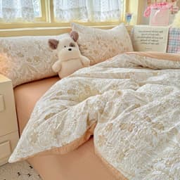 Cotton Đũi Bộ 4 Món Cotton Đũi Xốp Mát Lành Tươi Sáng Thấm Hút Mồ Hôi 5