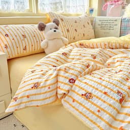 Cotton Đũi Bộ 4 Món Cotton Đũi Xốp Mát Lành Tươi Sáng Thấm Hút Mồ Hôi 7