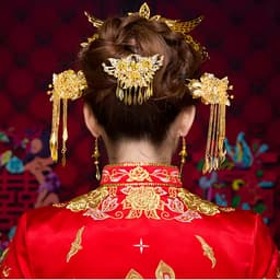 Bộ Trâm Cài Tóc Phượng Hoàng Vũ Điệp Kim Quan Hoa Cổ Trang – Phụ Kiện Hán Phục Phong Cách Trung Hoa Thanh Lịch 3