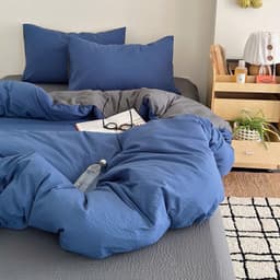 ĐŨI MÂY BỘ 4 MÓN VỎ CHĂN PHỐI MÀU TRƠN PASTEL DỄ SỬ DỤNG RẤT THOÁNG MÁT 6