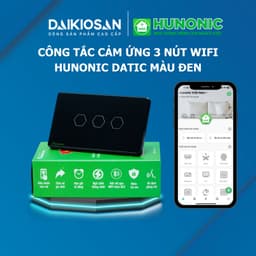 Công Tắc Cảm Ứng Hunonic Datic 1-2-3-4 Nút Kết Nối Wifi Điều Khiển Từ Xa Wifi, Hẹn Giờ Tự Động 7