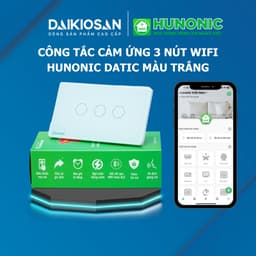 Công Tắc Cảm Ứng Hunonic Datic 1-2-3-4 Nút Kết Nối Wifi Điều Khiển Từ Xa Wifi, Hẹn Giờ Tự Động 9