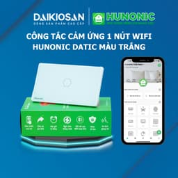 Công Tắc Cảm Ứng Hunonic Datic 1-2-3-4 Nút Kết Nối Wifi Điều Khiển Từ Xa Wifi, Hẹn Giờ Tự Động 2