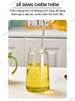 Bình Đựng Dầu Ăn 2 Chế Độ (Xịt & Rót) Thủy Tinh Cao Cấp Đựng Dầu Ăn Nước Mắm 97HOMELY DT241102001 4