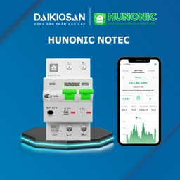 Aptomat Thông Minh Wifi Hunonic Notec Điều Khiển Từ Xa - Aptomat Hunonic 40A 63A 80A 1