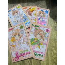Bộ 5q vở Sakura CardCaptor - Card Captor thẻ bài pha lê tập 1-5 2