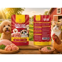 [HỘP 12 GÓI] Pate S2PET cho chó mèo 85g Dạng Gói dạng sốt mềm bổ sung nước, dễ tiêu hóa nhiều vị 8