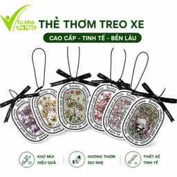 Dây Thơm Treo Xe Ô Tô Khử Mùi, Chống Say Xe GD220 - Sáp Nén Thơm Treo Tủ Quần Áo Khử Mùi Ẩm Mốc 3