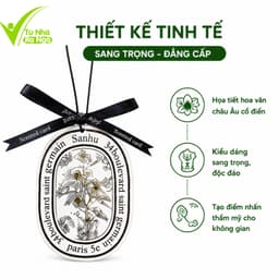 Dây Thơm Treo Xe Ô Tô Khử Mùi, Chống Say Xe GD220 - Sáp Nén Thơm Treo Tủ Quần Áo Khử Mùi Ẩm Mốc 5