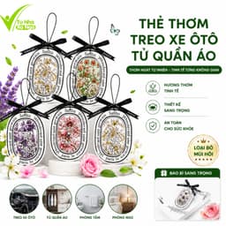 Dây Thơm Treo Xe Ô Tô Khử Mùi, Chống Say Xe GD220 - Sáp Nén Thơm Treo Tủ Quần Áo Khử Mùi Ẩm Mốc 2