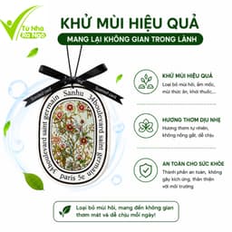 Dây Thơm Treo Xe Ô Tô Khử Mùi, Chống Say Xe GD220 - Sáp Nén Thơm Treo Tủ Quần Áo Khử Mùi Ẩm Mốc 4