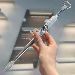 Kẹp đồ nướng BBQ chất liệu inox 18/10  - OYATTON O315 dài 32cm kiêm mở nắp chai 4