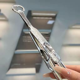 Kẹp đồ nướng BBQ chất liệu inox 18/10  - OYATTON O315 dài 32cm kiêm mở nắp chai 7