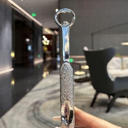 Kẹp đồ nướng BBQ chất liệu inox 18/10  - OYATTON O315 dài 32cm kiêm mở nắp chai 8