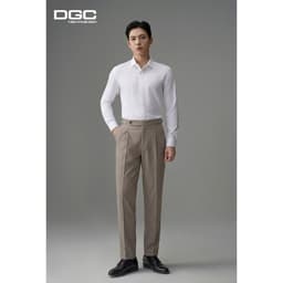 Quần âu nam DGC thiết kế 2 ly sidetab với form dáng ôm vừa vặn, vài mềm mại và thoáng mái - SQTBF90M 2
