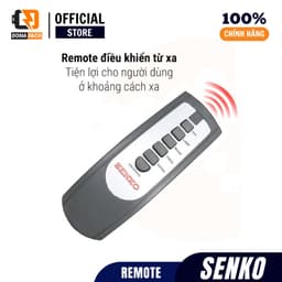 Remote điều khiển quạt Senko quạt cây, quạt đứng, quạt treo tường - Nhỏ gọn, nút bấm êm, dùng pin AAA 8