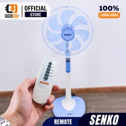 Remote điều khiển quạt Senko quạt cây, quạt đứng, quạt treo tường - Nhỏ gọn, nút bấm êm, dùng pin AAA 4