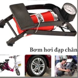 Bơm Đạp Chân VINALUXURY Dùng Cho Xe Đạp, Xe Máy, Ô Tô 7