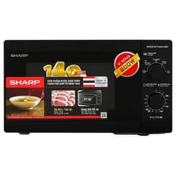 Lò Vi Sóng Sharp R-211TV-BK, 21 lít - 800w, Sx tại Thái Lan, Hàng Chính Hãng 2