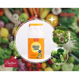 BAKING SODA CASTER DAILY RỬA RAU CỦ QUẢ HỘP NHỰA 340G 5