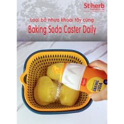 BAKING SODA CASTER DAILY RỬA RAU CỦ QUẢ HỘP NHỰA 340G 2