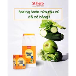 BAKING SODA CASTER DAILY RỬA RAU CỦ QUẢ HỘP NHỰA 340G 4