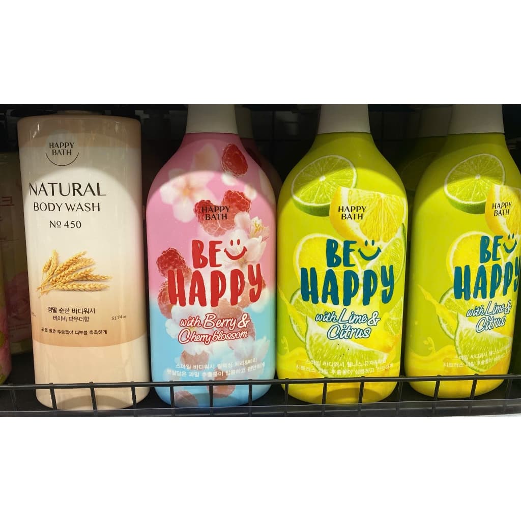 Sữa Tắm Happy Bath Be Happy Dưỡng Trắng Cho Da 900g, Lưu Hương Lâu Cho Các Nàng Thơm Mát Tự Nhiên Sau Khi Tắm