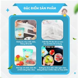 COMBO 4 (1 bịch 50 cái ) Màng Bọc Thực Phẩm Bo Chun MyJae 7