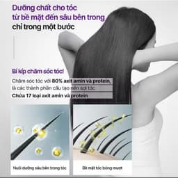 Dầu gội, dầu xả Kerasys Hàn Quốc phục hồi, nuôi dưỡng và cân bằng độ ẩm cho tóc yếu, hư tổn, khô xơ 4