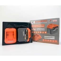 Pin 20 Cell KAMPRO 10Ah Mạch 4 Mosfet, Kèm sạc nhanh, Chân Pin Phổ Thông, Có Đèn Led Báo Pin 6