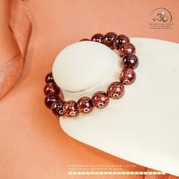 Ngọc Đan Tâm - Vòng Tay Thạch Anh Tóc Nâu 11mm 5A - Mệnh Thổ - Mệnh Kim 3