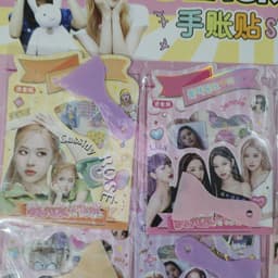 20 tờ dán sticker black pink kèm gạt 2