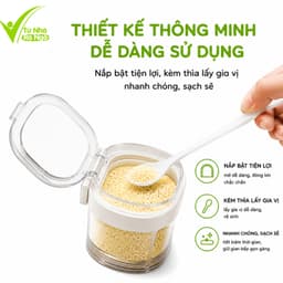 Hộp Đựng Gia Vị Nhựa Hokori Có Nắp Đạy GD315 - Bộ 4 Hũ Đựng Gia Vị Kèm Thìa Hokori Cao Cấp 4