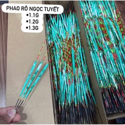 Phao Rô Ngọc Tuyết tải chì 1.1g 1.2g 1.3g câu rô diếc chép tự nhiên, tín hiệu nhạy 1