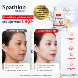 [Hàng cty full va.t] Viên uống GLUTATHIONE TINH KHIẾT hỗ trợ sáng da, mờ thâm nám, giải độc gan SPATHION Chính hãng USA 4
