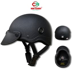 Nón bảo hiểm lưỡi trai carbon Camry Helmets - Phong cách trẻ trung, lý tưởng cho việc đi học và đi phố cho cả nam nữ. 9